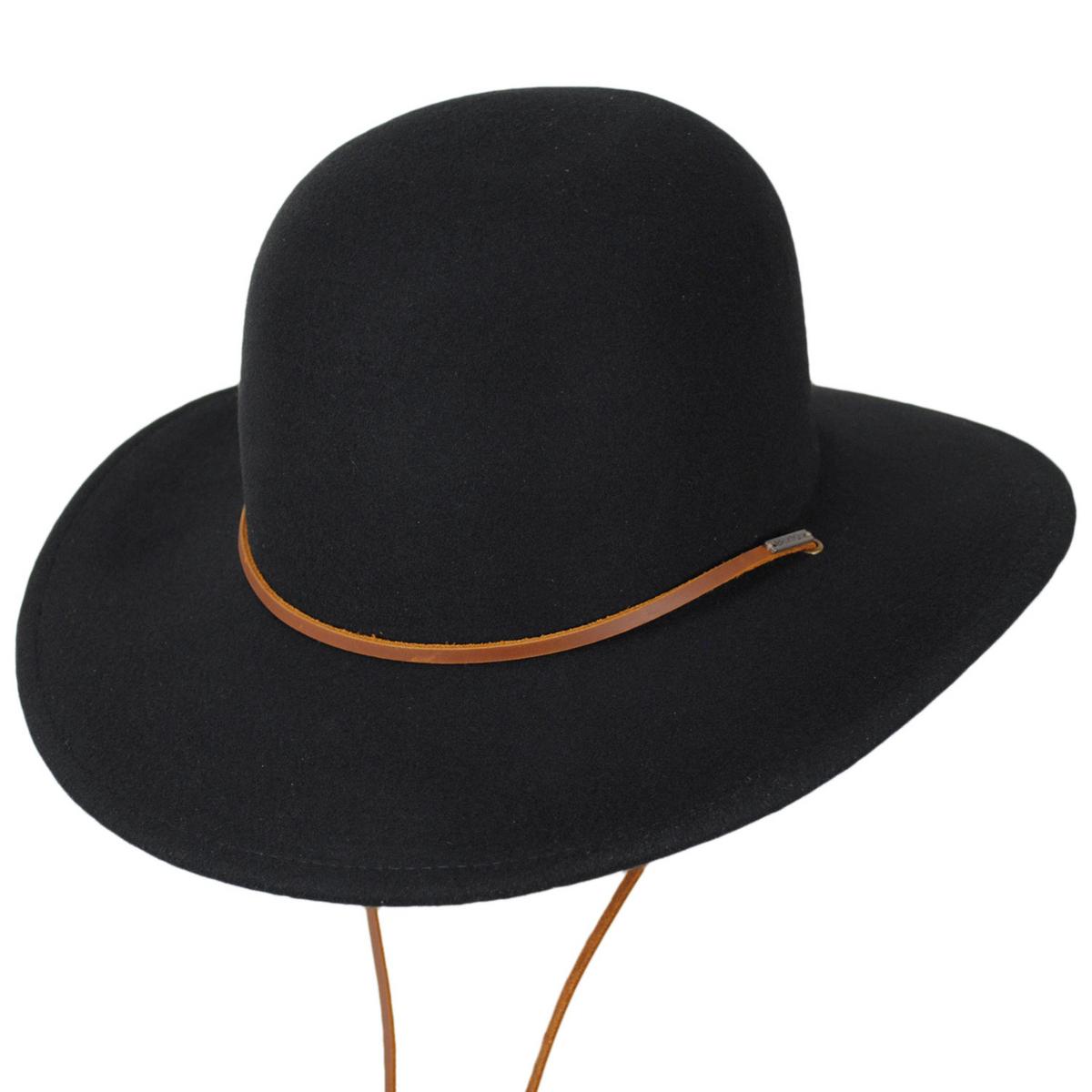 BRIXTON HATS | 20th Anniversary Tiller Wool Felt Hat | 135606 | lead | BLACK