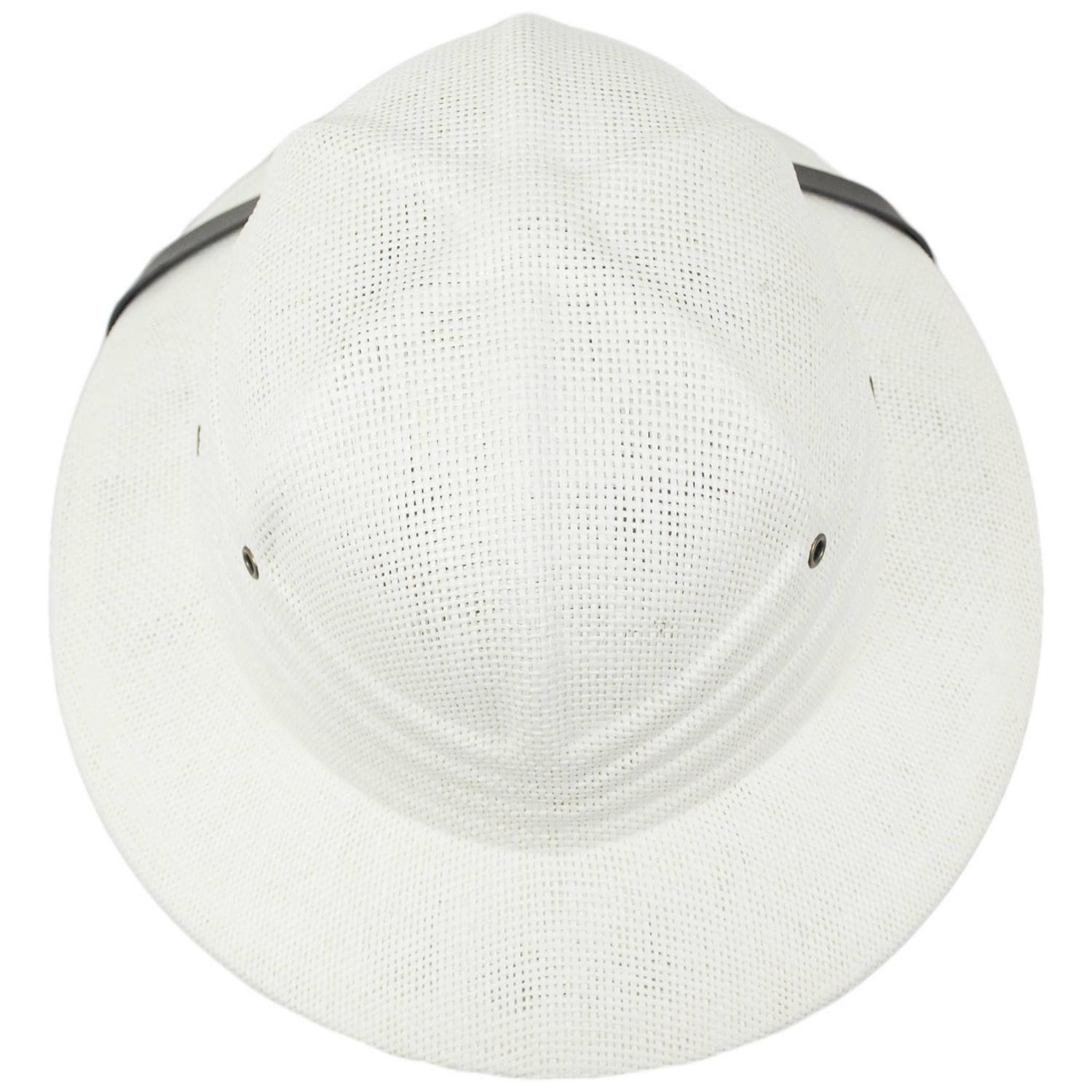 Village Hat Shop | Toyo Straw Pith Helmet | 128800 | top | WHITE