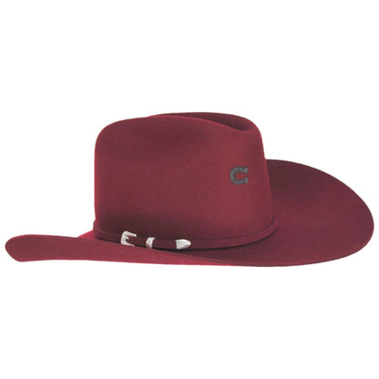 Charlie 1 Horse | The Cowgirl Wool Felt Western Hat | 124985 | profile | CRANBERRY