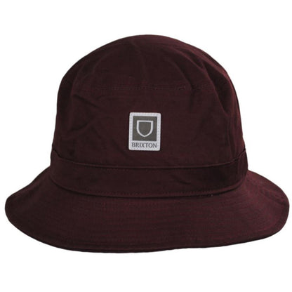 BRIXTON HATS | Beta Cotton Packable Bucket Hat - Standard Colors | 185525 | front | DARK BRICK