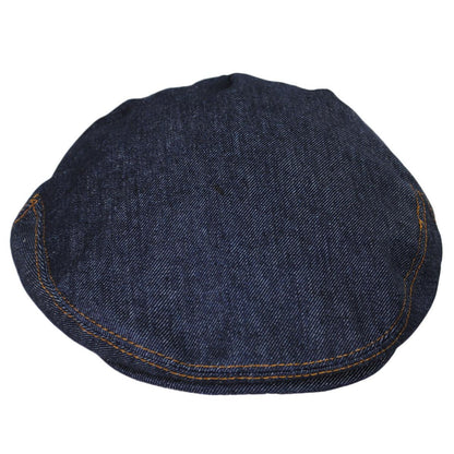 Jaxon Hats | Wholesale Denim Cotton Ivy Cap B2B Pre-Pack | B2B167702 | front | DENIM BLUE
