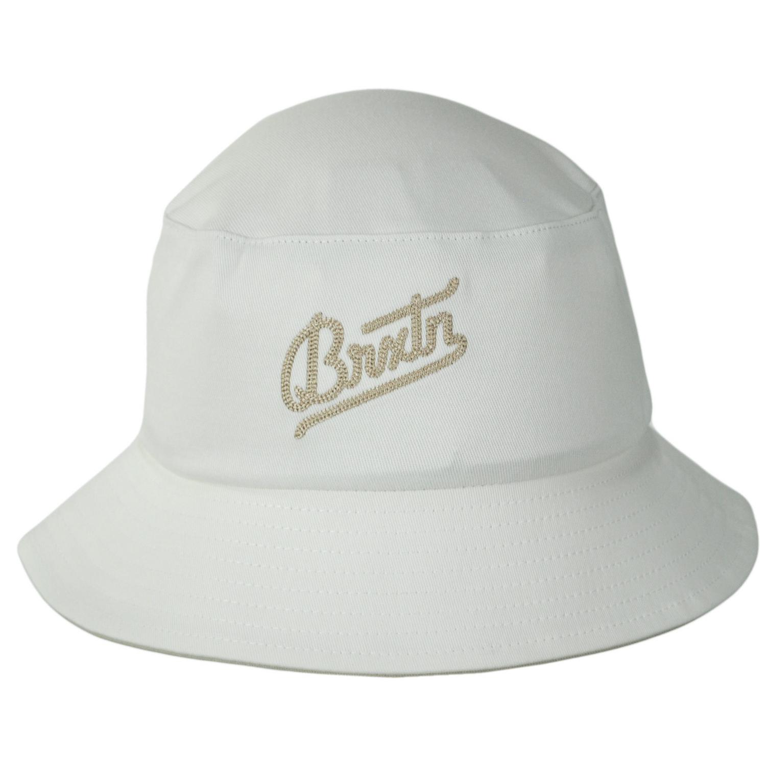 BRIXTON HATS | Eldon Cotton Packable Bucket Hat | 185560 | front | OFF WHITE/BEIGE