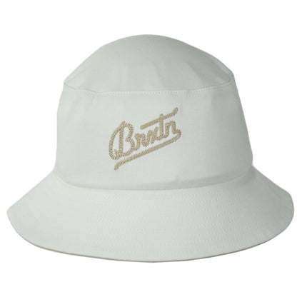 BRIXTON HATS | Eldon Cotton Packable Bucket Hat | 185560 | front | OFF WHITE/BEIGE