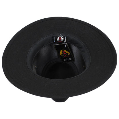 Jaxon Hats | Wholesale Cotton Oilcloth Safari Fedora Hat B2B Pre-Pack | B2B147252 | under | BLACK