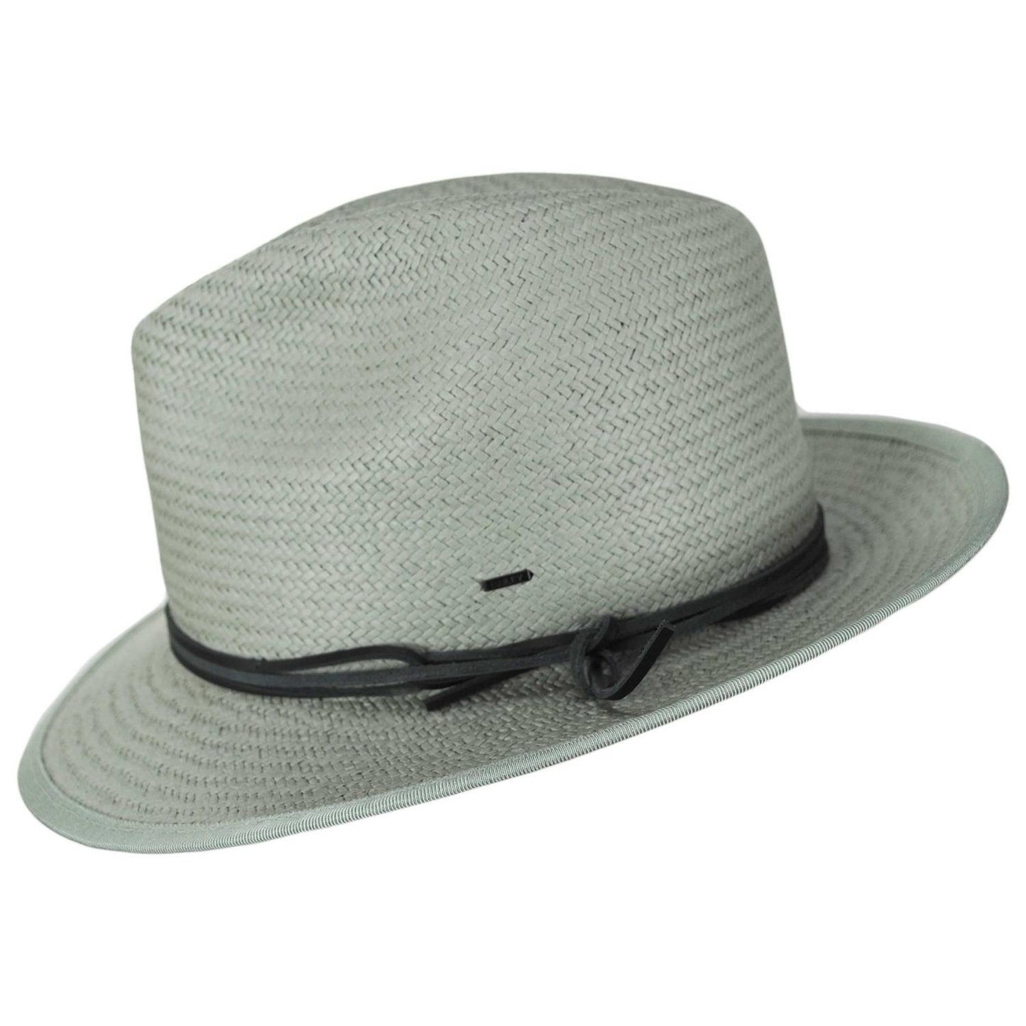 Bailey 1922 | Bran Raindura Straw Fedora Hat | 127937 | profile | MEDIUM GREY