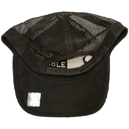 Goorin Bros | Corduroy Grit Mesh Trucker Snapback Baseball Cap | 200850 | under | GROUND