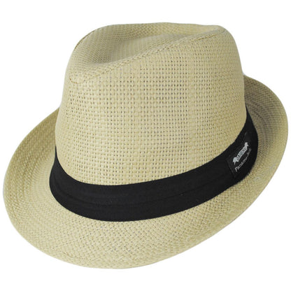 Panama Jack | Chinook Toyo Straw Fedora Hat | 126396 | lead | SAND