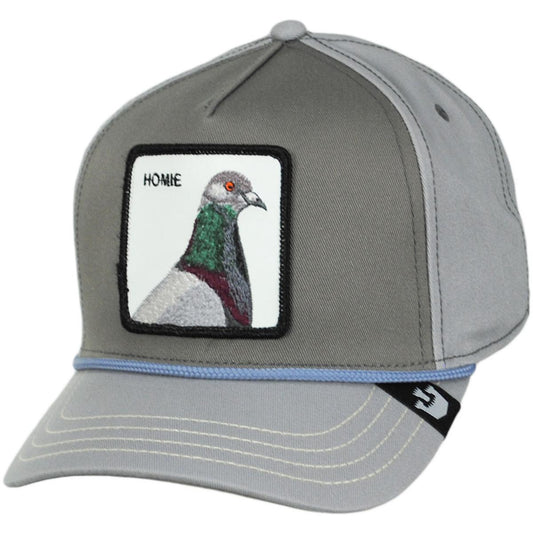 Goorin Bros | Pigeon 100 Trucker Snapback Baseball Cap | 200642 | lead | GREY