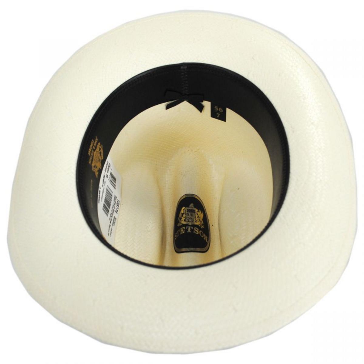 Stetson | Open Road 6X Shantung Straw Western Hat | 126998 | under | NATURAL