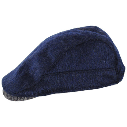 Dorfman Pacific | Arthur Wool Blend Ivy Cap | 160161 | profile | NAVY