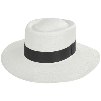 Hats Montecristi | Panama Straw Grade 10 Gambler Hat | 127129 | lead | BLEACH