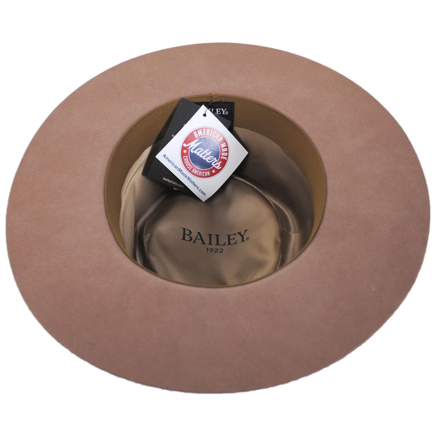 Bailey 1922 | Aslan Elite Wool Fedora Hat | 130106 | under | AMPHORA