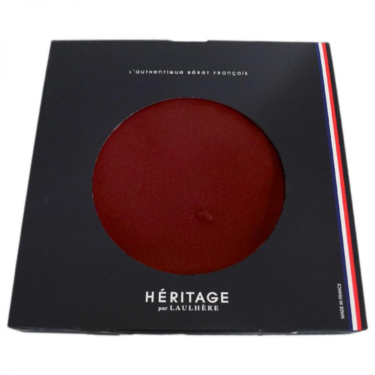 Heritage par Laulhere | Authentique Classic Wool Beret | 151058 | front | BORDEAUX