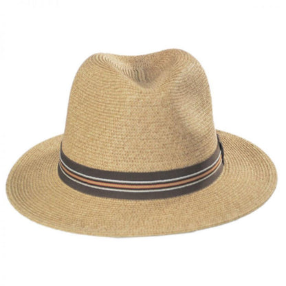 Bailey 1922 | Hester Toyo Straw Blend Fedora Hat | 127849 | front | SAND