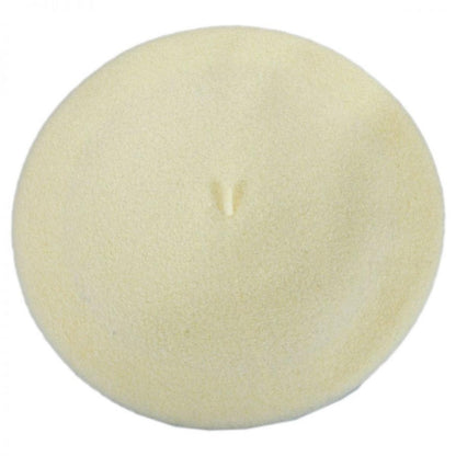 Heritage par Laulhere | Authentique Classic Wool Beret | 151058 | profile | NATUREL