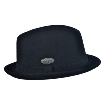 Kangol | Wool LiteFelt Player Fedora Hat | 130197 | profile | BLACK