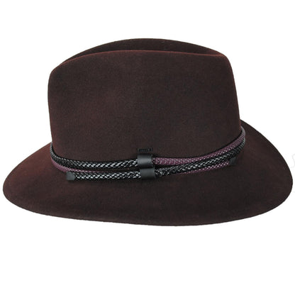 Bailey 1922 | Nelles Wool LiteFelt Fedora Hat | 130348 | profile | JAVA BEAN