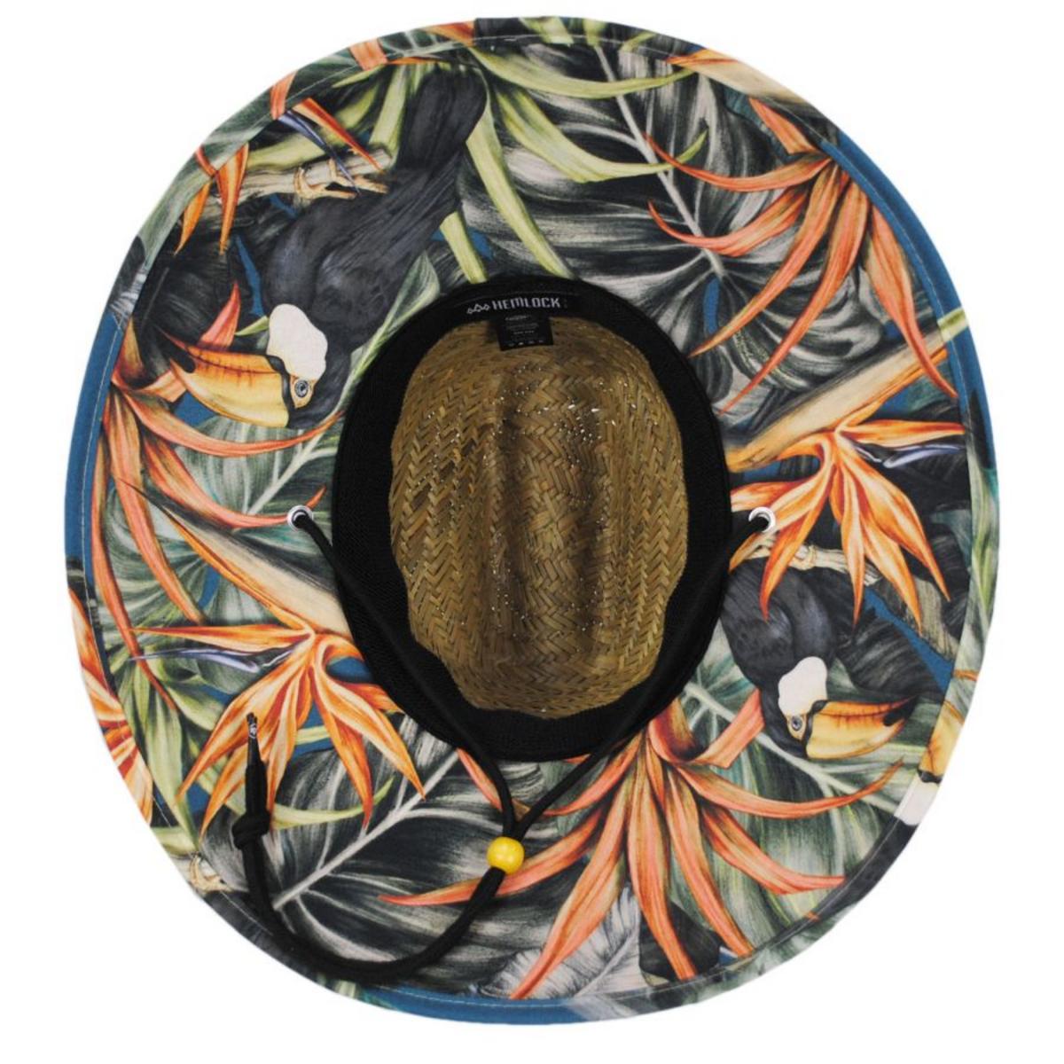 Hemlock Hat Co. | Canopy Straw Lifeguard Hat | 129565 | under | TAN