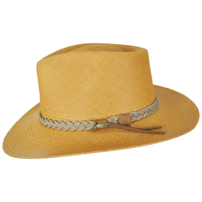 Scala | Braided Band Panama Straw Outback Hat | 126149 | profile | PUTTY