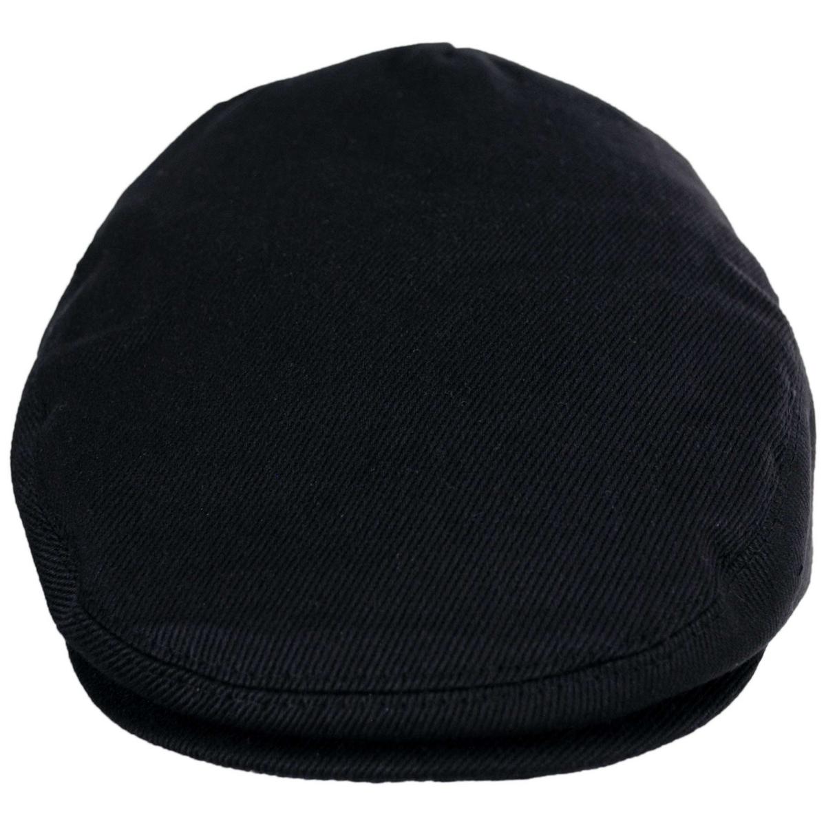 Jaxon Hats | Kid's Cotton Ivy Cap | 512101 | front | BLACK