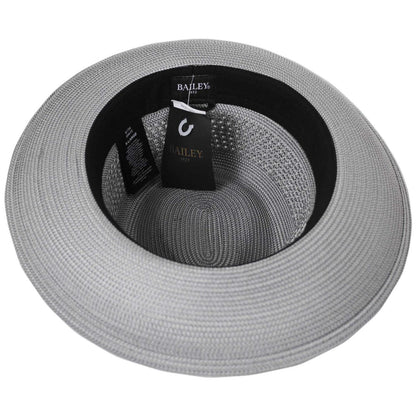 Bailey 1922 | Gratz PP Braid Straw Fedora - Grey | 127930G | under | GREY
