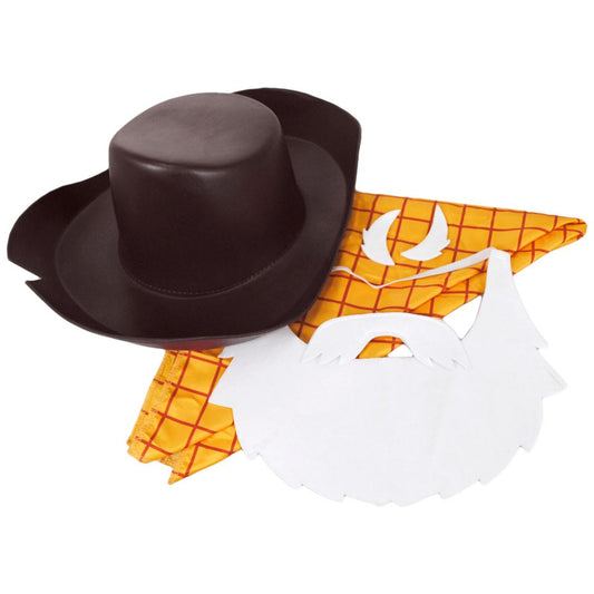 Disney | Toy Story 2 Stinky Pete Prospector Hat, Beard, and Scarf Kit | 190543 | lead | MULTI