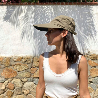 Torrey Hats | Torrey UPF 50+ Long Bill Adjustable Baseball Cap | 499904 | lsfone | KHAKI