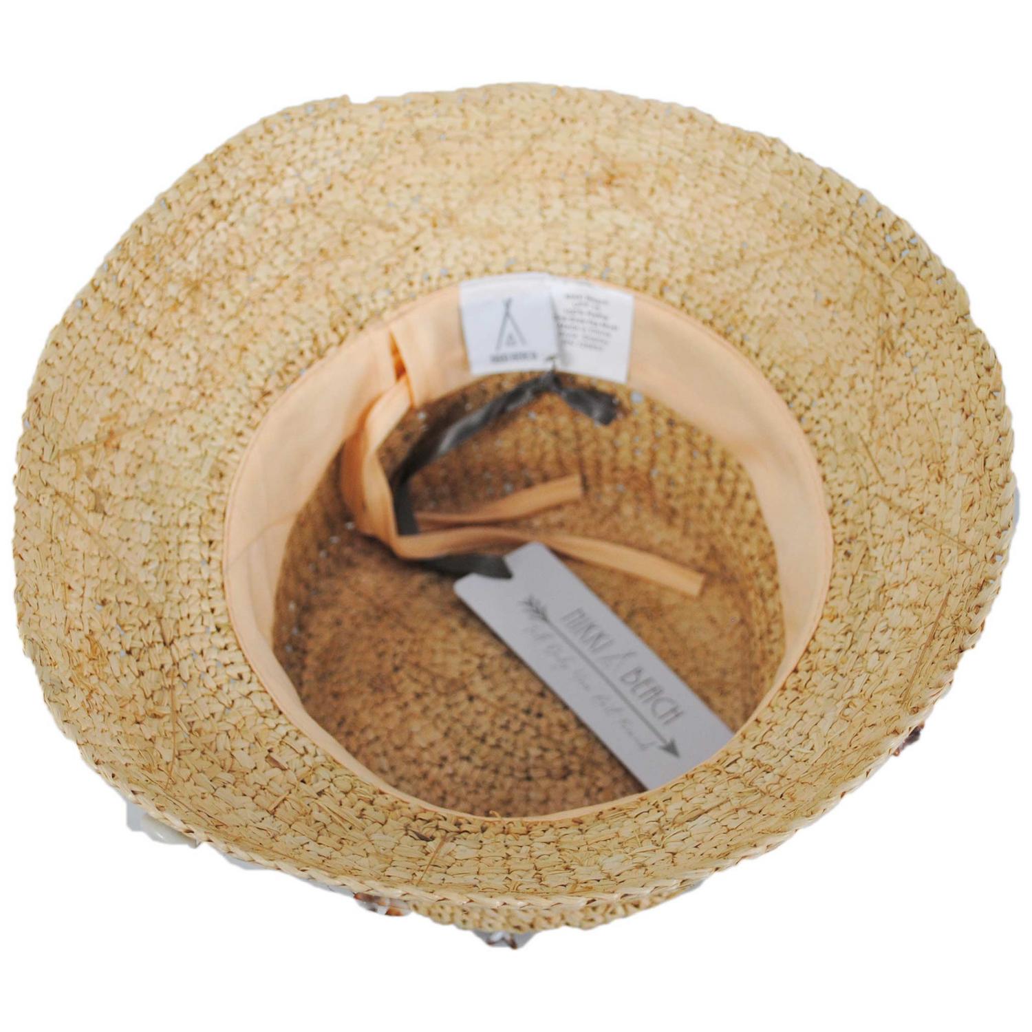 NIKKI BEACH | Shelley Raffia Straw Bucket Hat | 102655 | under | NATURAL