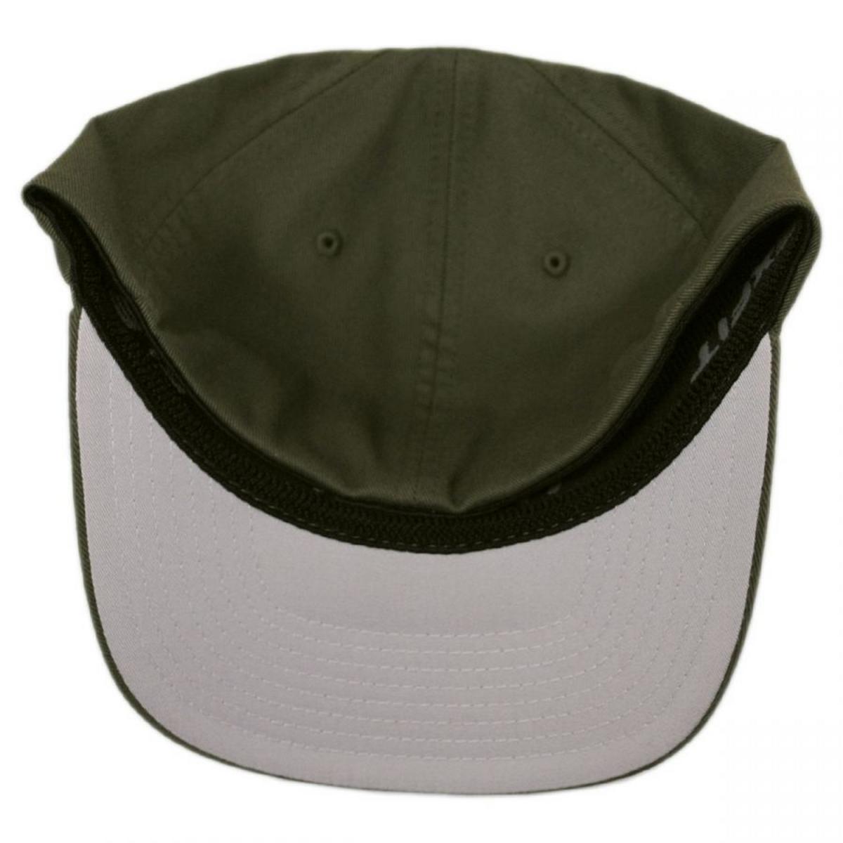 Flexfit | Combed Twill MidPro Flexfit Fitted Baseball Cap | 221502 | under | OLIVE