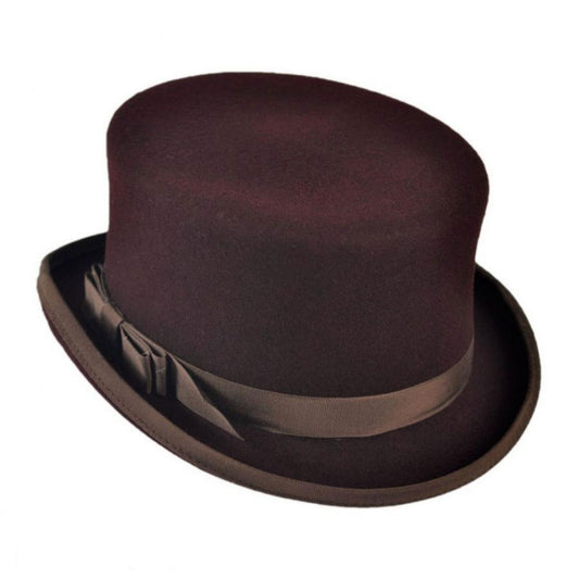 Bollman Hat Company | Heritage Collection 1880s Equestrian Wool Felt Top Hat | 123285 | lead | PORT