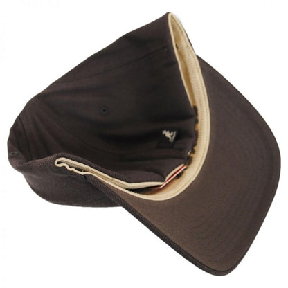 Kangol | Logo Wool FlexFit Fitted Baseball Cap | 201104 | under | BROWN