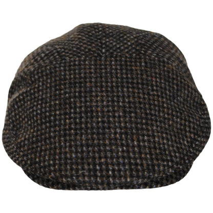 Bailey 1922 | Penner Wool Blend Check Ivy Cap | 167228 | front | BLACK SUB CHECK