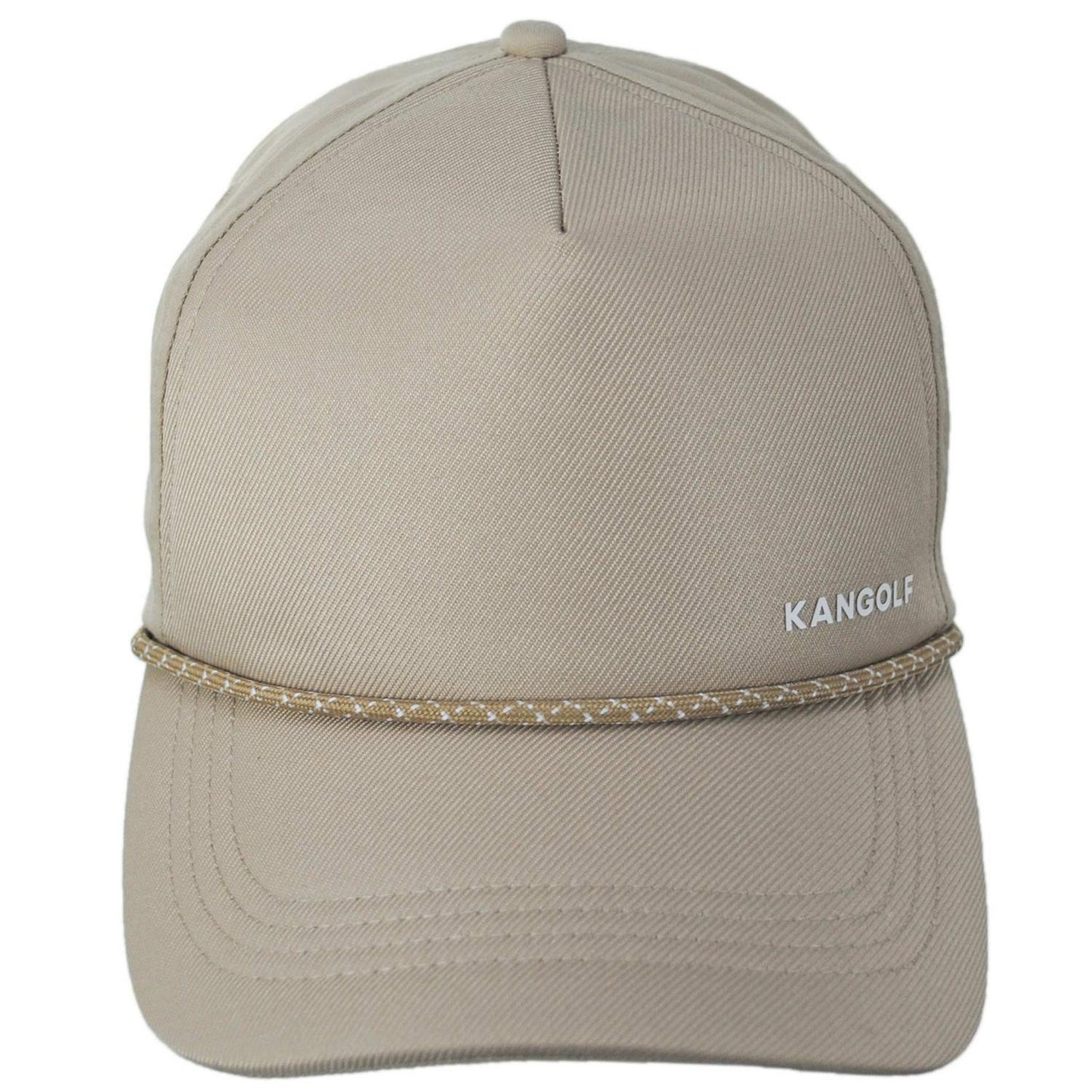 Kangol | Kangolf Cotton Blend Snapback Baseball Cap | 201143 | front | KHAKI