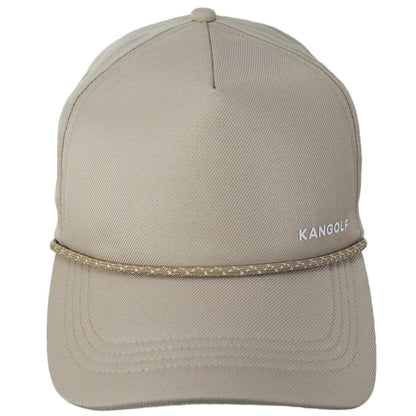 Kangol | Kangolf Cotton Blend Snapback Baseball Cap | 201143 | front | KHAKI