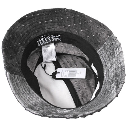 Kangol | Patchwork Mashup Denim Cotton Bucket Hat | 185777SS25 | under | BLACK TROMPE LOEIL