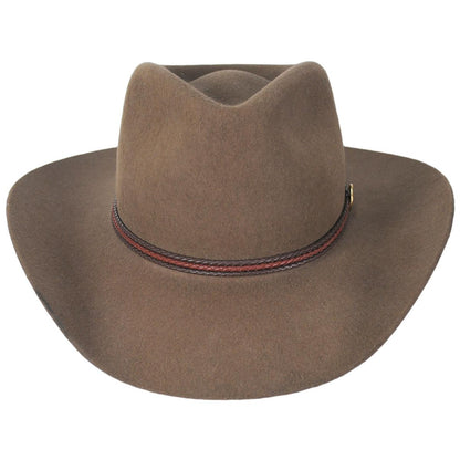 Stetson | Woodrow Wool Felt Western Hat | 130738 | front | PECAN