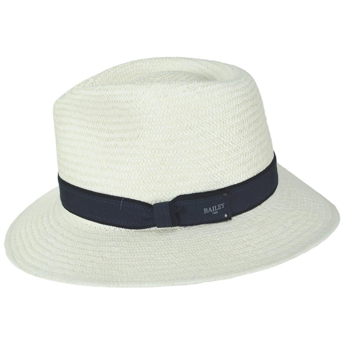 Bailey 1922 | Brooks Panama Straw Fedora Hat | 127815 | profile | MEDIA BLEACH