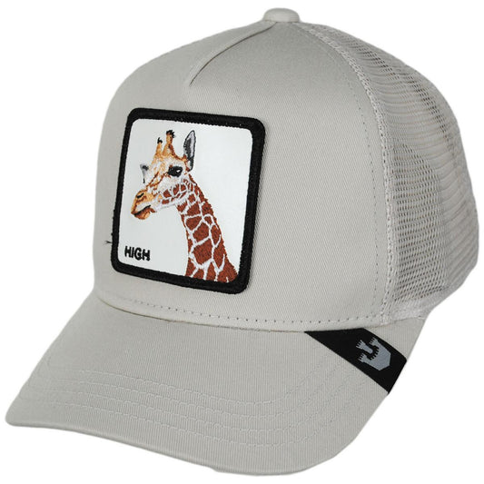 Goorin Bros | Giraffe Mesh Trucker Snapback Baseball Cap | 200366 | lead | KHAKI
