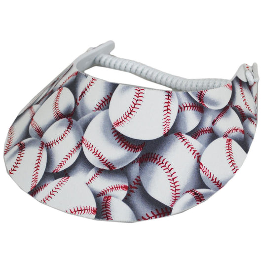 The Incredible Sunvisor | Springlace Baseballs Sunvisor | 196372 | lead | WHITE