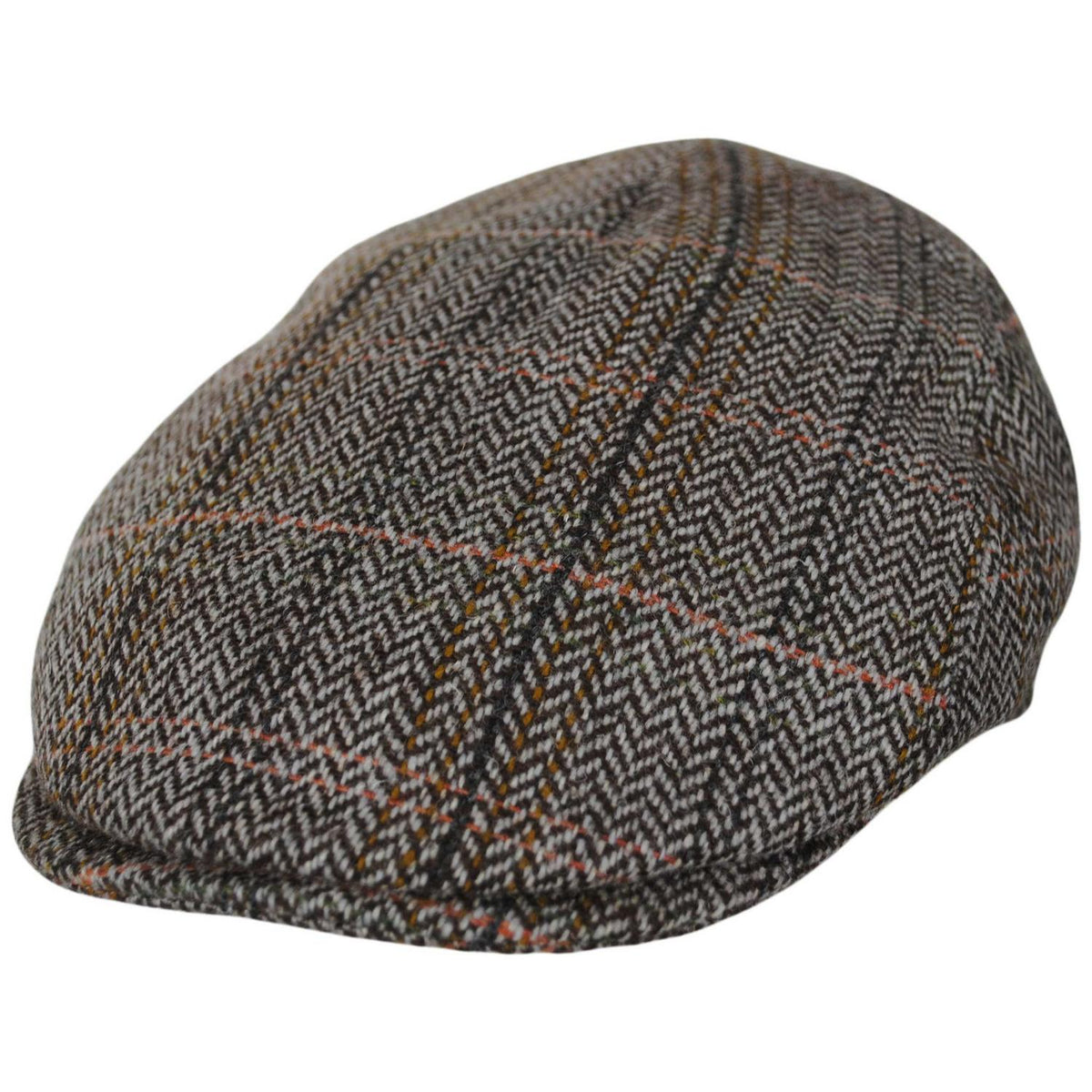 Bailey 1922 | Tulio Italian Wool Flat Cap | 167243 | lead | BROWN