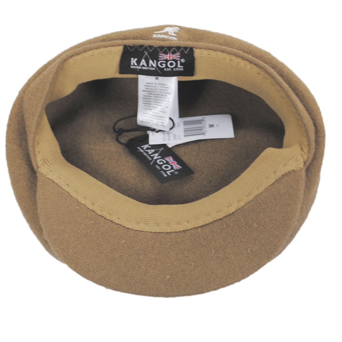 Kangol | Spitfire Wool Newsboy Cap | 160801 | under | CAMEL