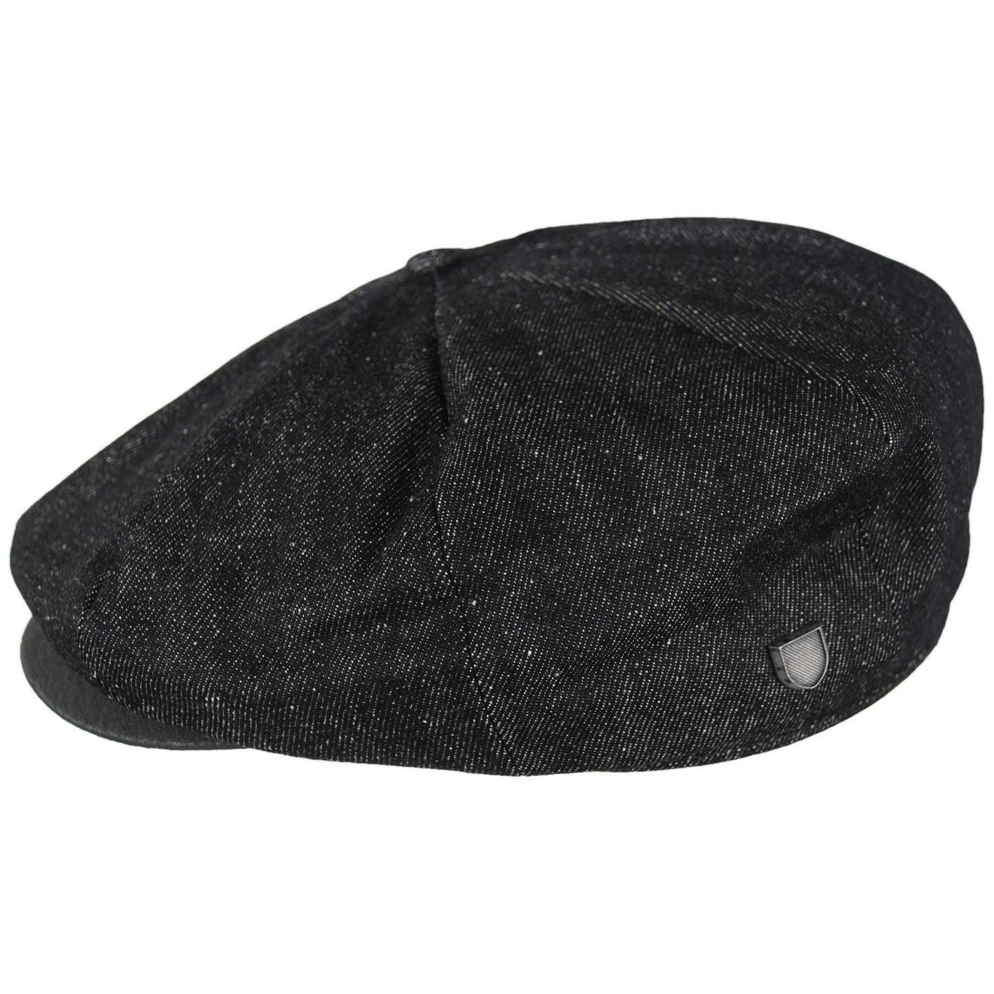 BRIXTON HATS | Brood Baggy Denim Newsboy Cap | 161584 | profile | BLACK DENIM/BLACK