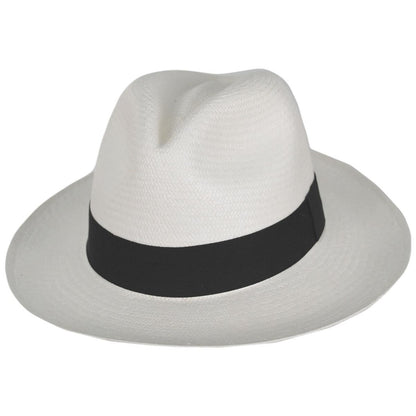 Hats Montecristi | Panama Straw Grade 10 Clasico Center Pinch Fedora Hat | 127127 | lead | BLEACH
