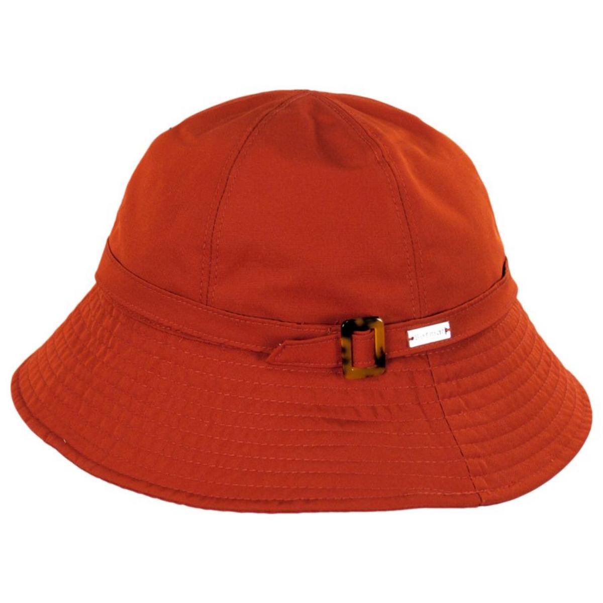 Betmar | Frederique Cloche Rain Hat | 106032 | profile | GINGER SNAP