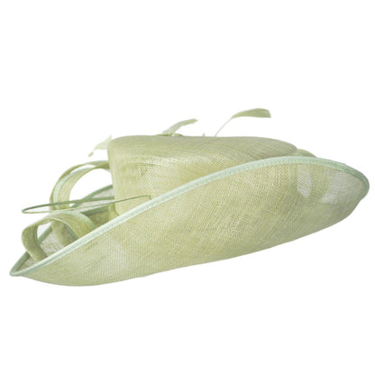 Something Special | Minerva Sinamay Straw Boater Dress Hat | 121383 | profiletwo | MINT