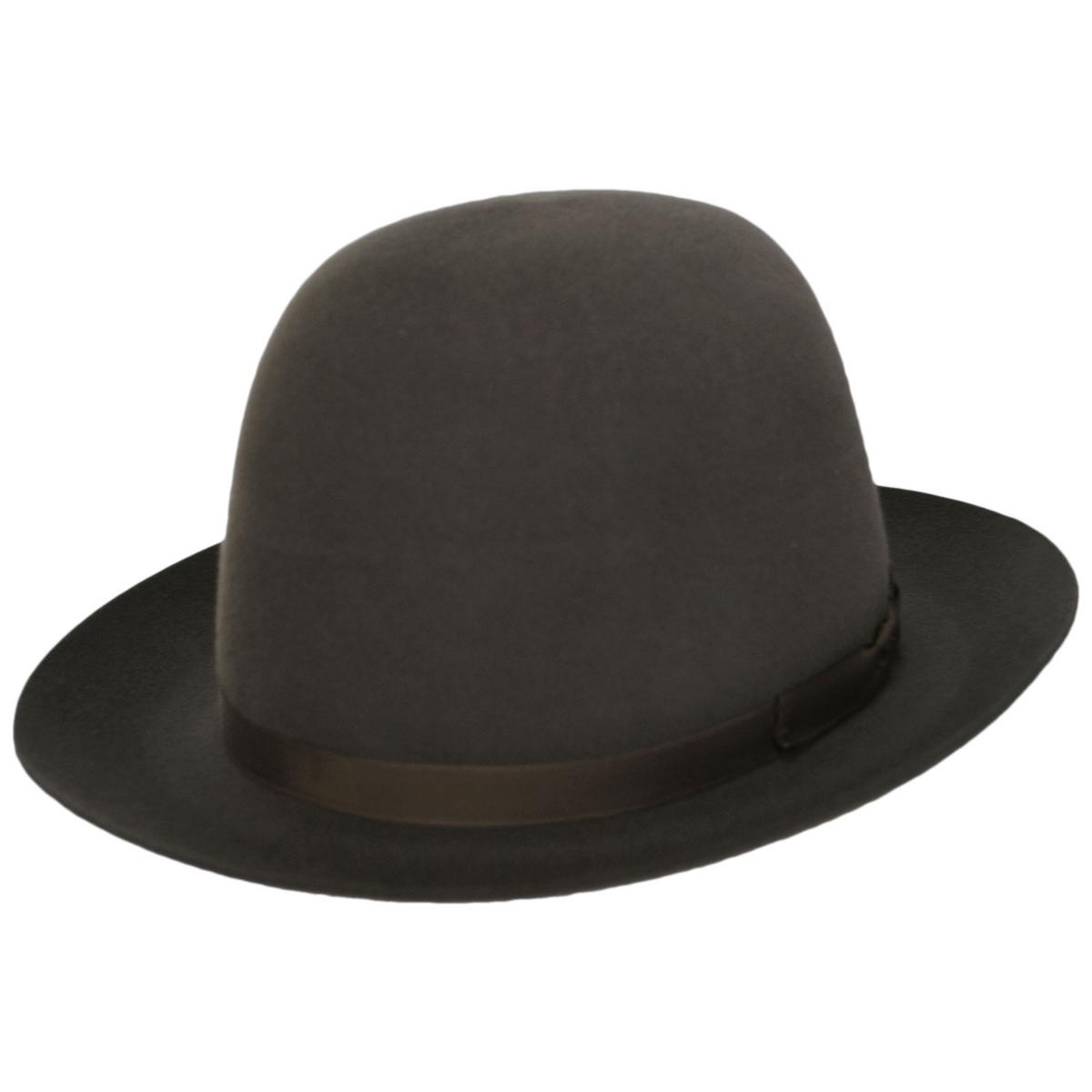 Stefeno Hats | Dalton Rollable Fur Felt Shapeable Open Crown Fedora Hat | 136008 | detailtwo | TAN