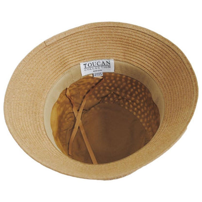 Toyo Straw Button Band Cloche Hat - Made to Order