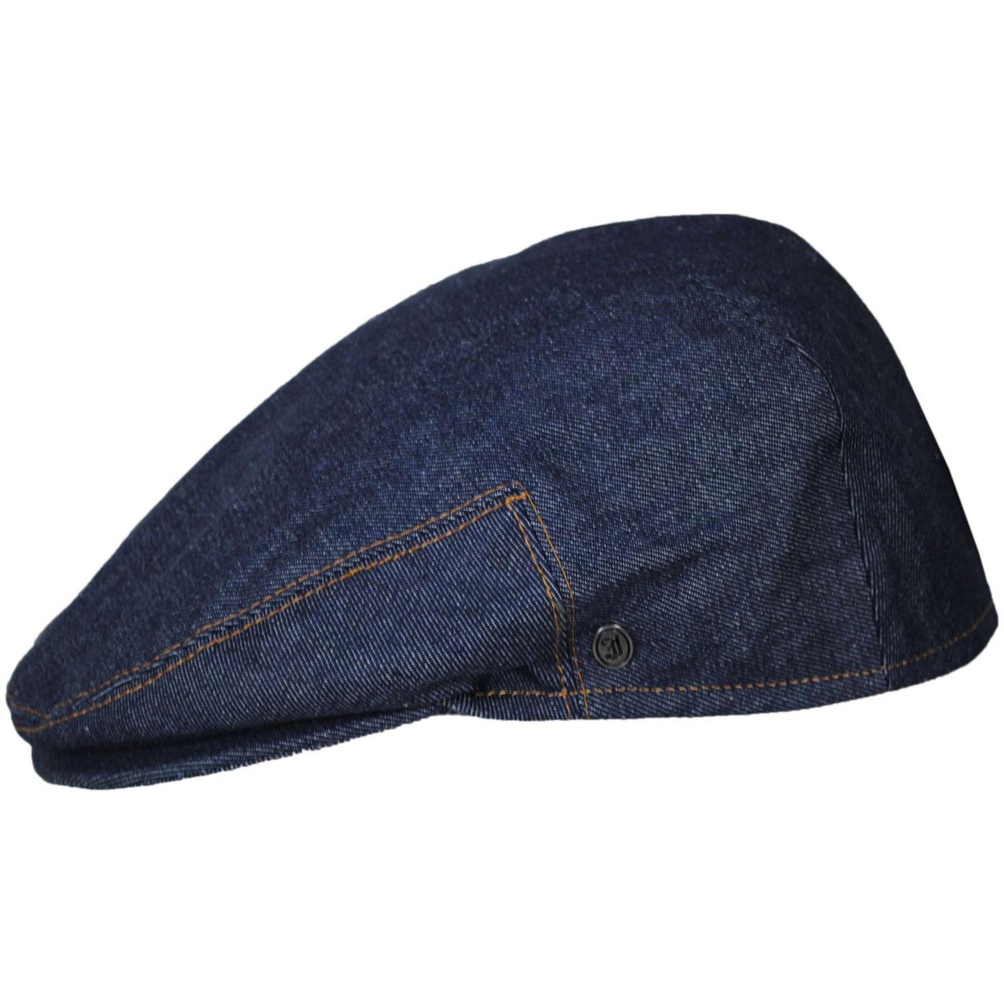 Jaxon Hats | Denim Cotton Ivy Cap | 167702 | profile | DENIM BLUE