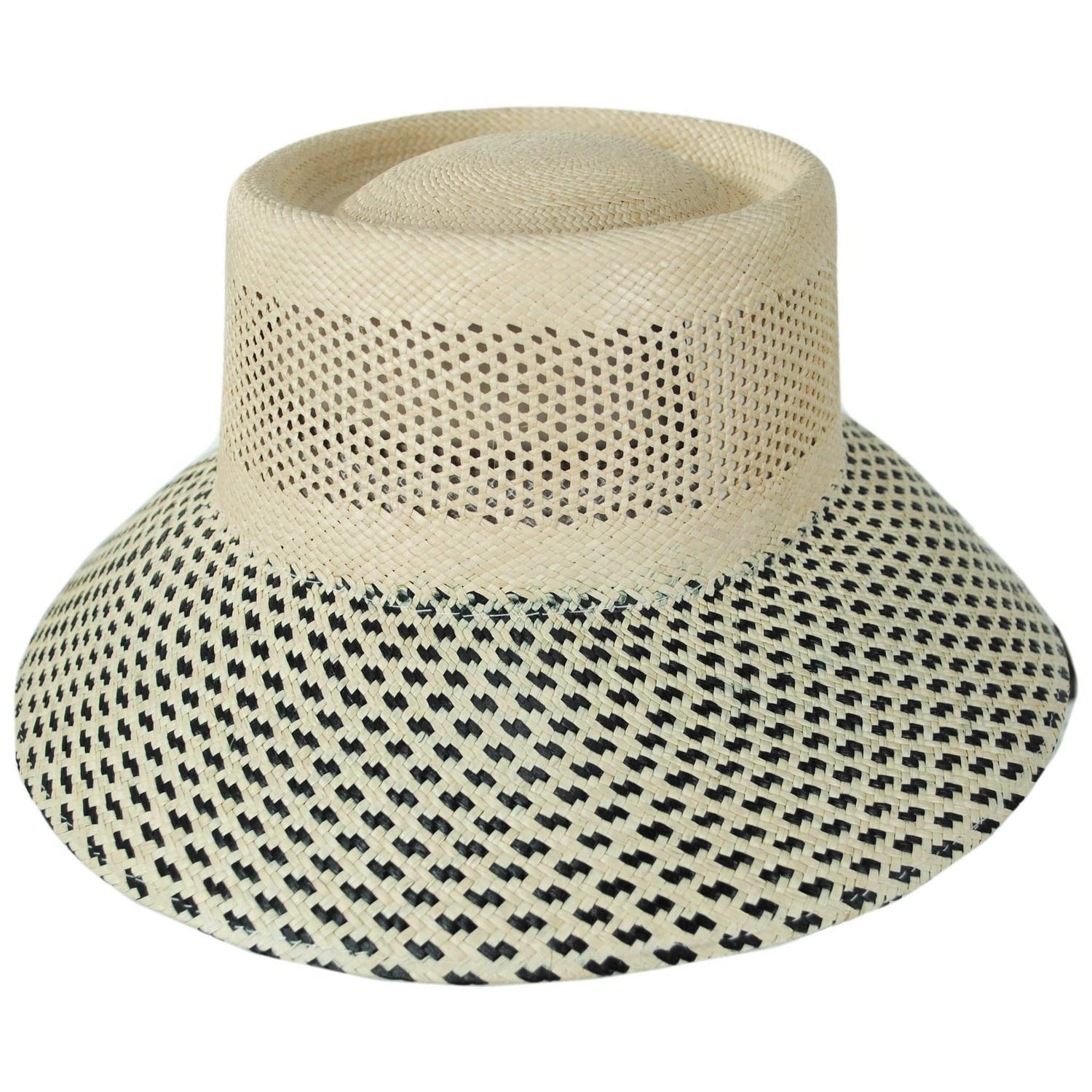 BRIXTON HATS | Lilith Panama Straw Sun Hat | 104067 | lead | NATURAL/BLACK