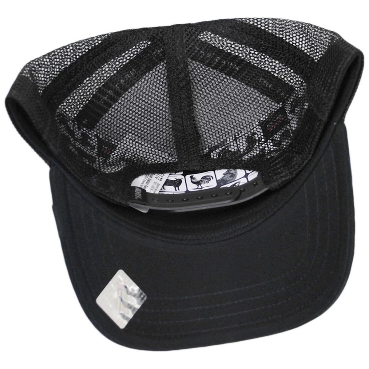 Goorin Bros | Cock Mesh Trucker Snapback Baseball Cap | 200441 | under | BLACK/WHITE